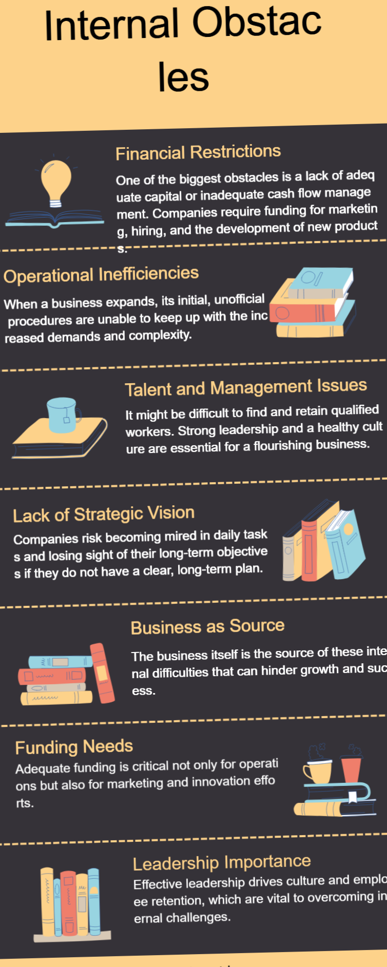 Internal obstacle