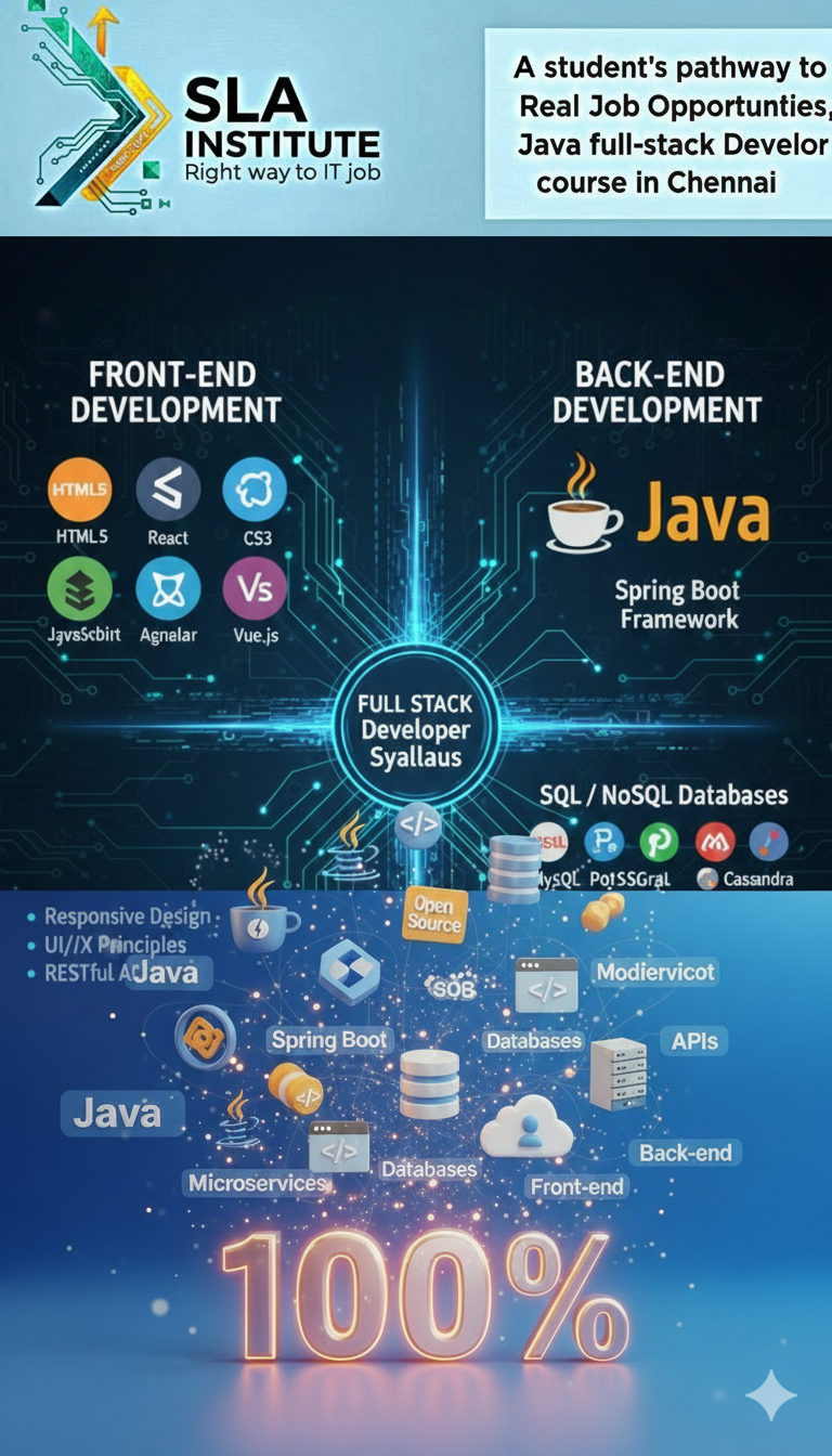 Top IT specialists created the Java Full Stack curriculum at SLA SLA-Institute