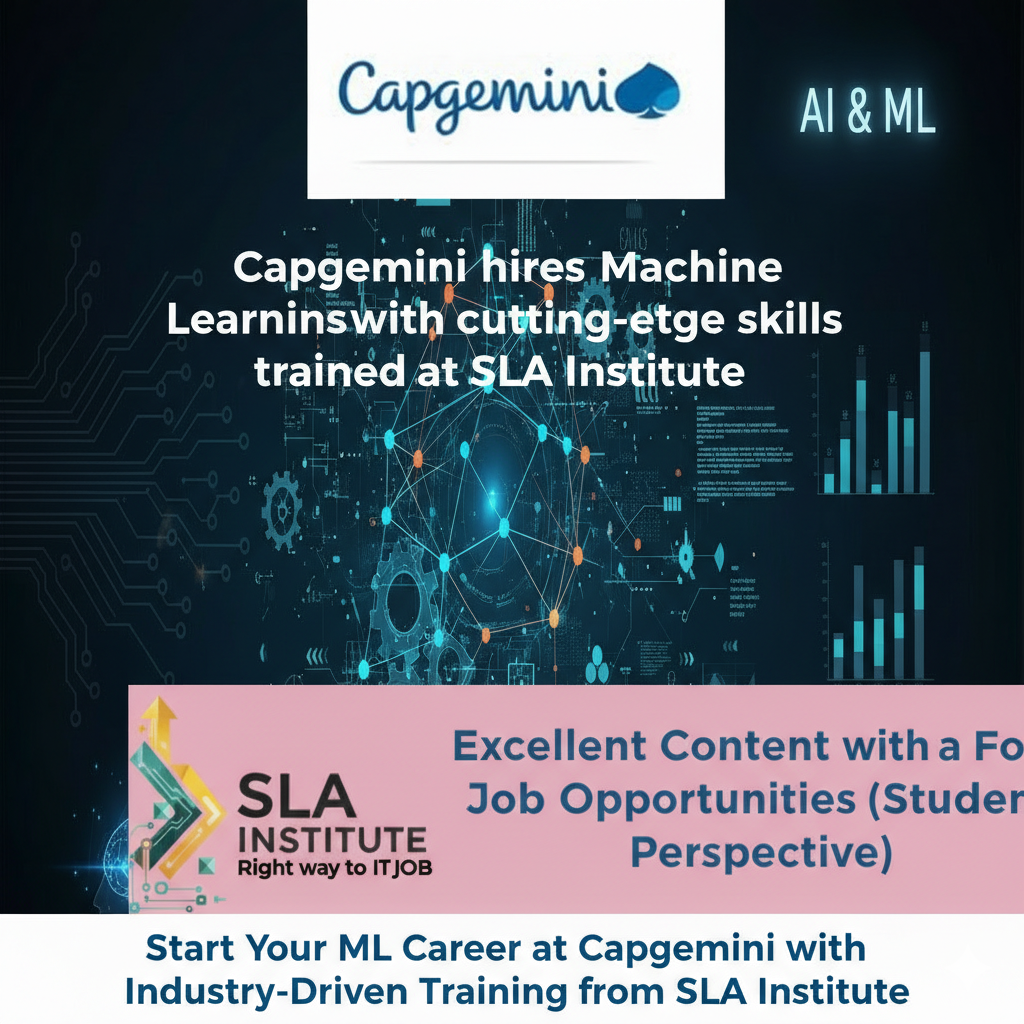 Start Your ML Career at Capgemini with Industry-Driven Training from SLA Institute
